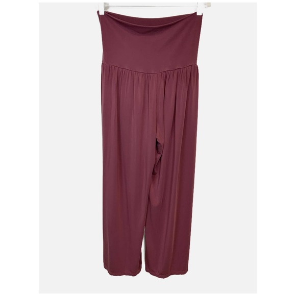 Athleta Wide Leg Studio Pant Tawny Rose Size Medium - Picture 5 of 7
